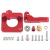 MK9 Aluminum Extruder Block Accessories for 3D Printers, 8 Red Long/Short-Range, 1.75mm Filament, CR10 Compatible