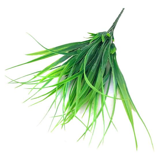 1шт пластиковые поддельные искусственные зеленая трава бонсай ремесло сад домашний офис декор