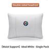 Alfa Romeo GT 159 Giulietta Mito Milano Giulia Tonale Stelvio Car Suede Leather Headrest Seat Lumbar Cushion Support Neck Pillow RY7