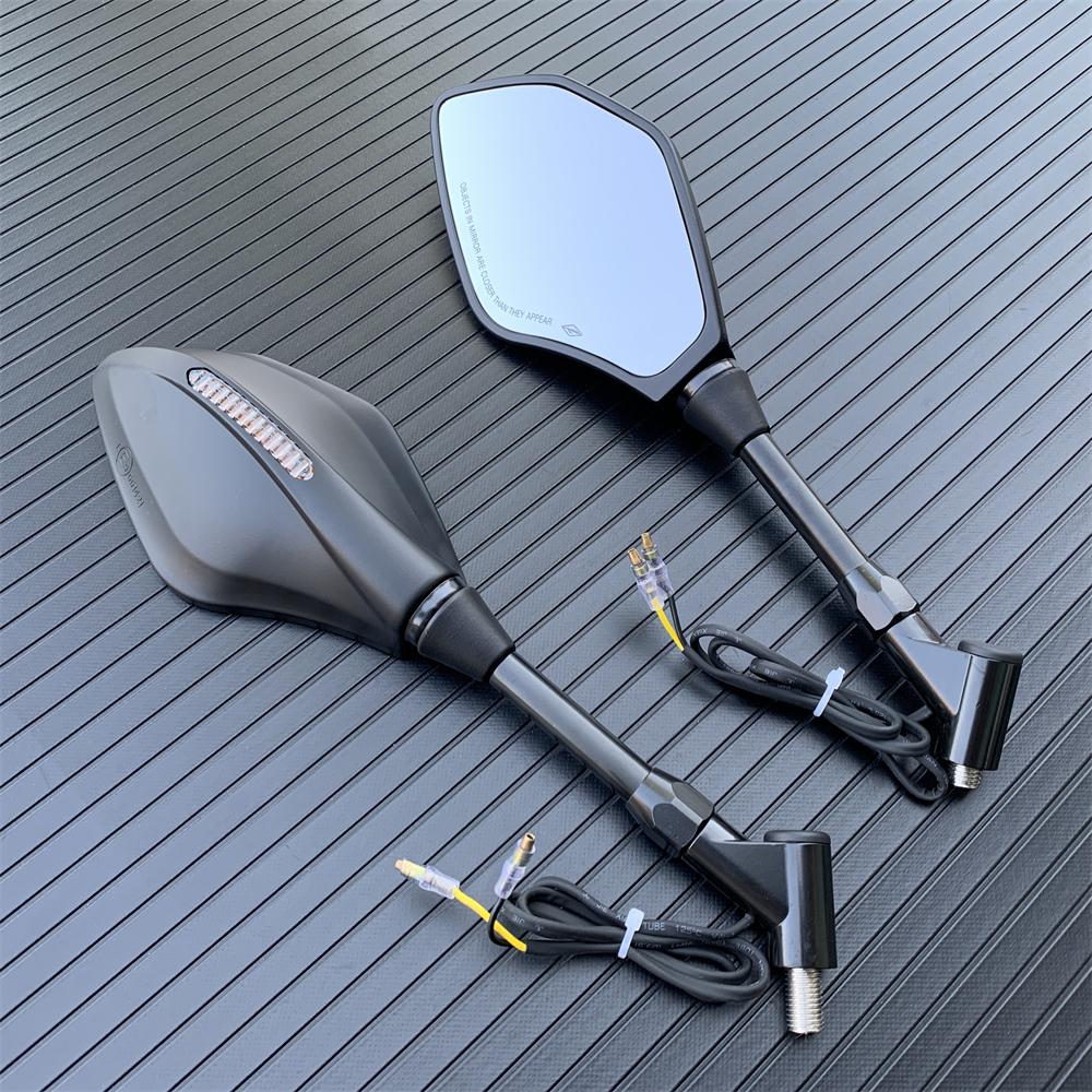 LED Rearview Mirrors For YAMAHA MT07 MT09/Tracer 900/9/GT Tenere 700 MT10 MT03 MT25 MT01 MT 07 Motorcycle Rear View Mirror