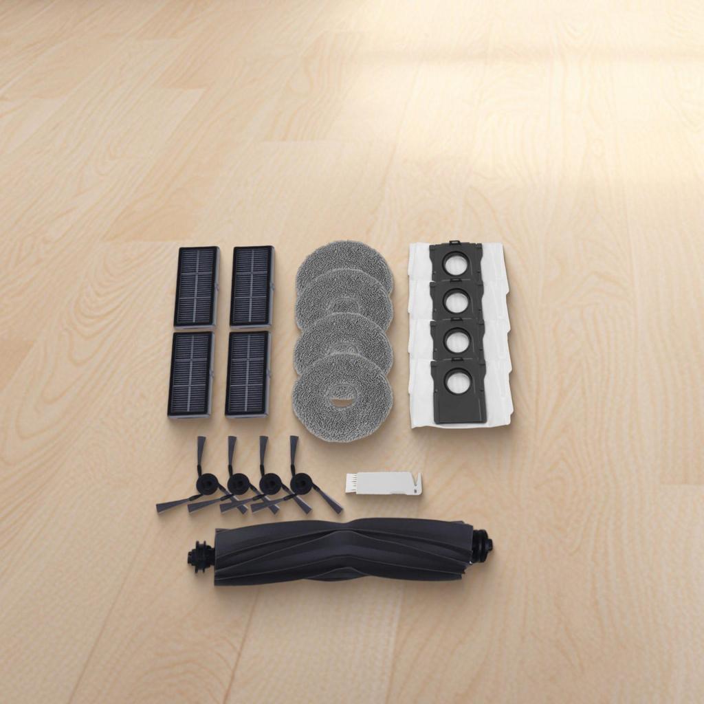 Комплект сменных частей: тряпка для швабры, пылесборник, боковые щетки для MOVA Для Pro Для Ultra