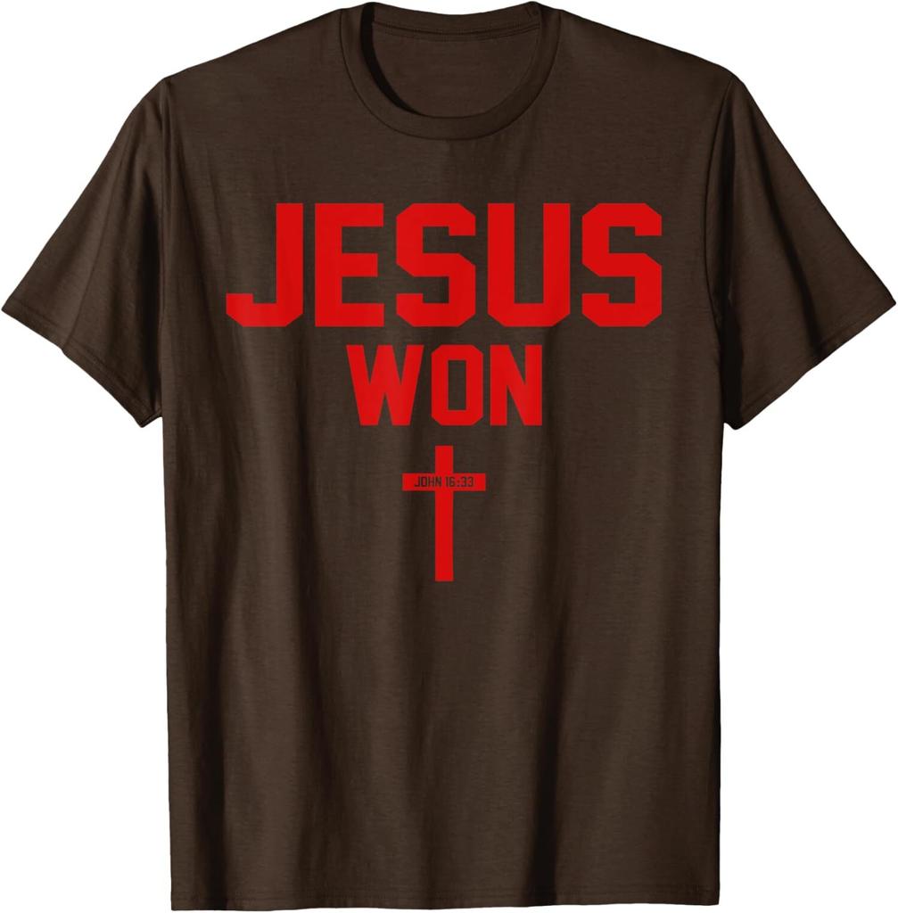 Jesus Won Just Here To Give God Glory Ohio Pride Cool Unisex T-Shirt