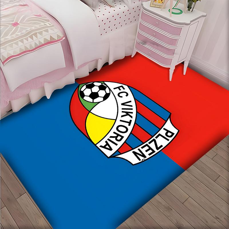 Fc Viktoria Polyester Carpet, Soft Indoor Mat for Office Chair, Living Room, Computer Desk - Decorative Home Office Rug Design