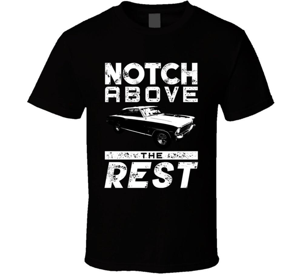 1966 Chevrolet Chevy Ii Nova Ss 327 V8 Turbo Notch Above Retro Vintage Car Fan T