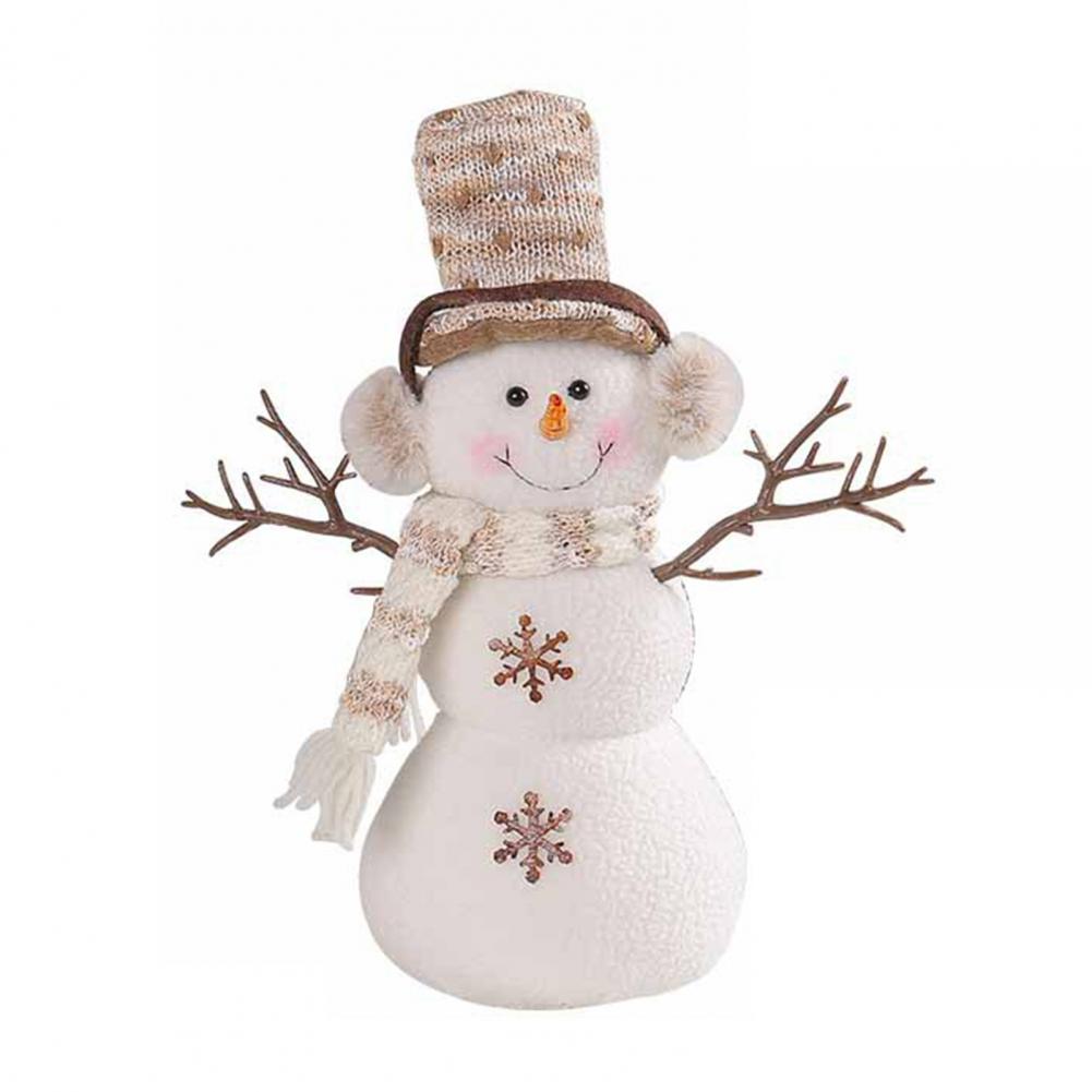 Аксессуары для вечеринок, украшение в виде снеговика, очаровательное рождественское украшение в виде снеговика, очень мягкая износостойкая игрушка для рождественской праздничной вечеринки
