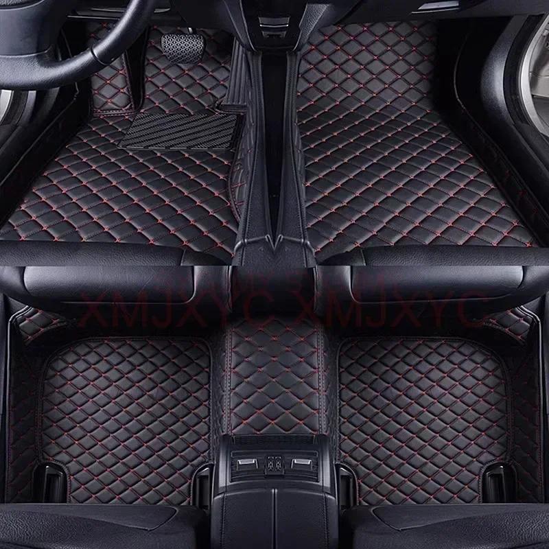Custom 3D Car Floor Mats for Porsche Cayenne 2018-2024 2011-2017 Cayman 2013-2016 Interior Accessories Artificial Leather