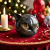 Luxury Black Cat Statue Cute Tiny Cat Figurines Desk Ornament Decorations Accessories Animal Sculpture Home Decor Crafts