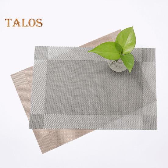 Коврик под столовый прибор из плетеного винила, термостойкий ПВХ-коврик, нескользящий, моющийся, защищает стол от ожогов и пятен, обеденные коврики для дома, ресторана, бара