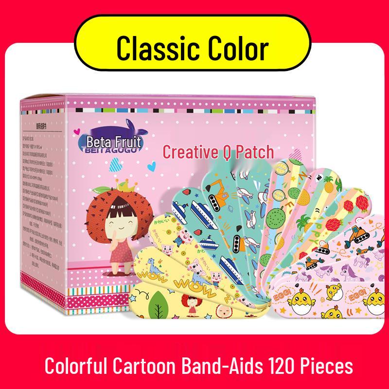 Водонепроницаемые дышащие мультяшные пластыри для детей – прозрачный медицинский клей, гемостатические, предотвращающие натирание ног.