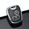 2-кнопочный ТПУ чехол-брелок для автомобильного ключа для Citroen C1 C2 C3 C4 Xsara Для Toyota Aygo Для Peugeot 106 107 206 207 307