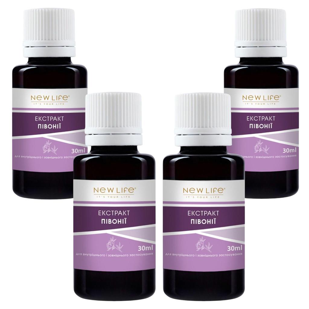 Пиона Экстракт Настойка Травяная Жидкость Добавка Диетическая New Life