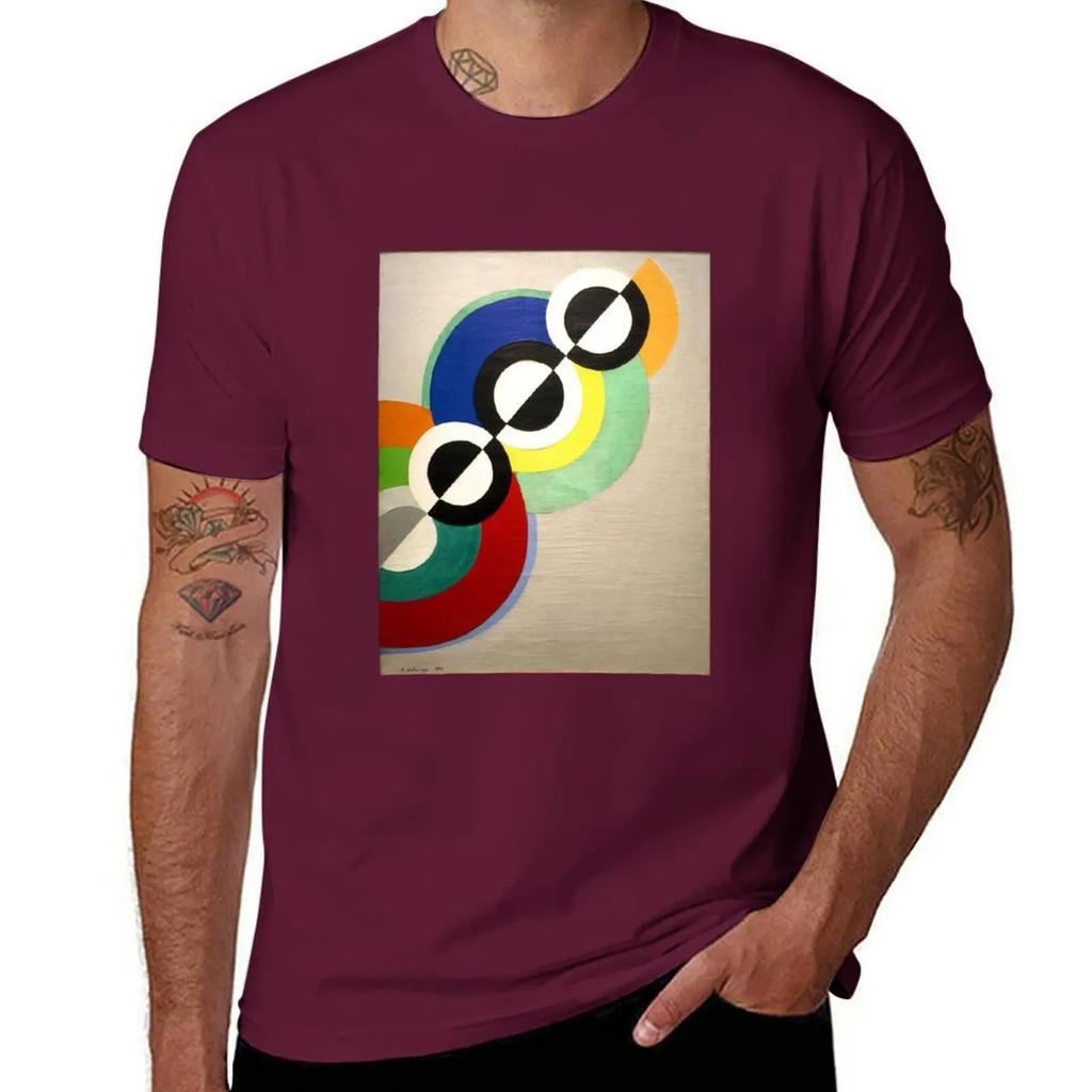 HD Rhythms, by Robert Delaunay 1934 HIGH DEFINITION T-Shirt plus size tops graphic t shirts shirts graphic tee Men's t-shirts