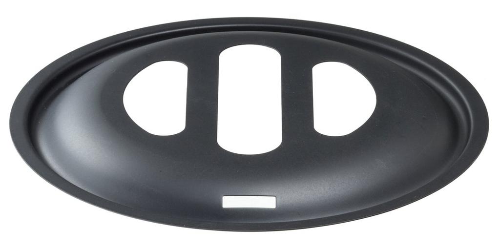 Ishigaki Sangyo Grill Plate Round Lid Perforated Steel 18cm Fish Grill Microwave Usable Grill Master Premium 4054