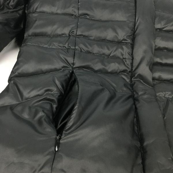 Unvie-rose Пуховик из меха голубой лисы 80% Пуховик Верхняя одежда Женский Размер 9AR M Отделка мехом черной лисы(ИСПОЛЬЗОВАЛ)