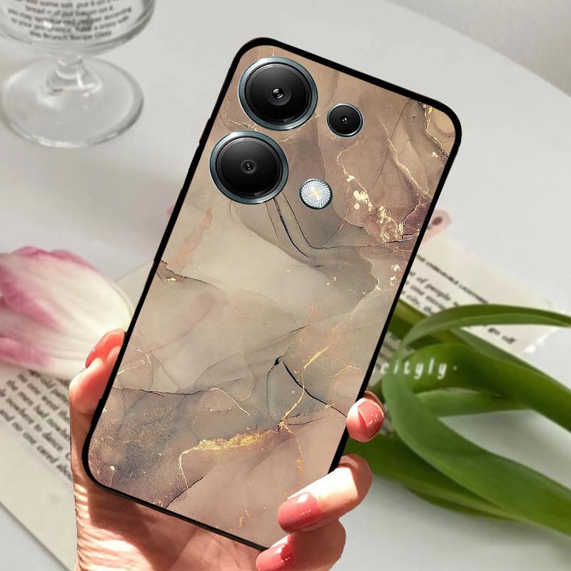 Для Xiaomi Poco M6 Pro 4G Чехол PocoM6 Pro Ударопрочный Мягкий ТПУ Силиконовый Чехол для Телефона Для Poco M6 Pro 4G Funda Capa Мультяшный Корпус