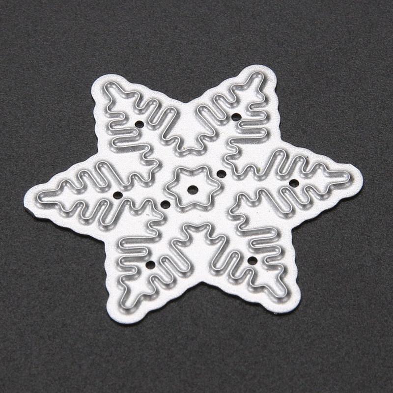 4pcs/set Snowflake Cutting Dies Metal Dies Stencils Scrapbooking Album Stamp Paper Card Embossing