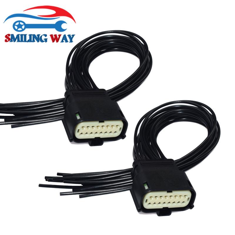 16-контактный разъем-косичка проводки фары для Jeep Grand Cherokee Xenon SRT HID LED DRL 2014 2015 2016 2017 2018