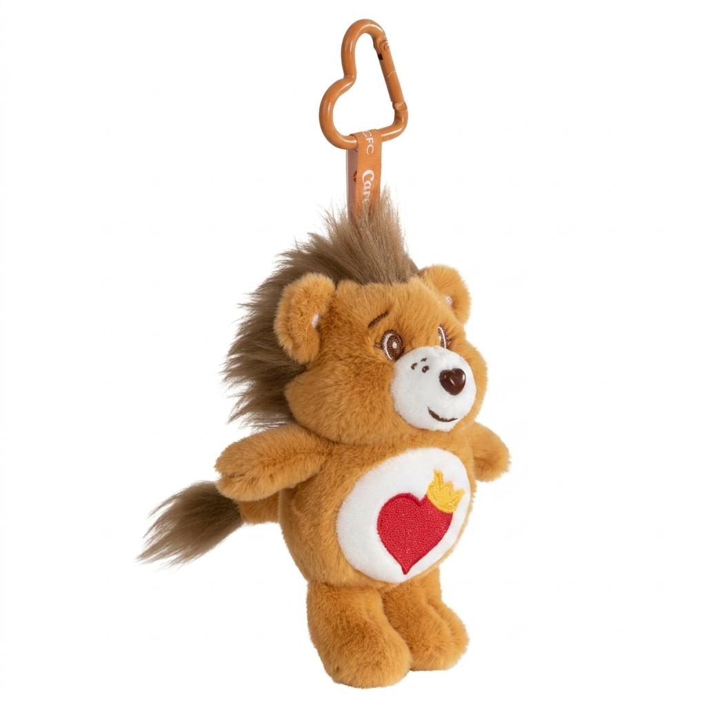 Care Bears Cousins Mini Plush Keychain 15cm Adorable Bear Figure Bag Charm Fluzzy Stuffed Doll Pendant Backpack Decor Gift Festi