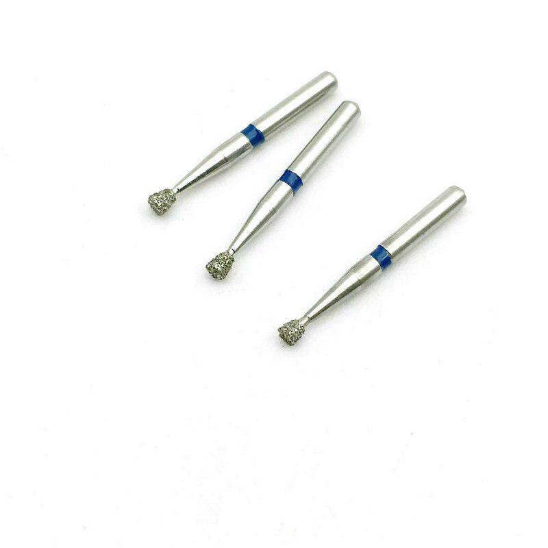 10 шт./комплект, стоматологические алмазные боры, дрели, стоматологические боры Dia-burs для высокоскоростных наконечников, средние стоматологические инструментыSI-S48