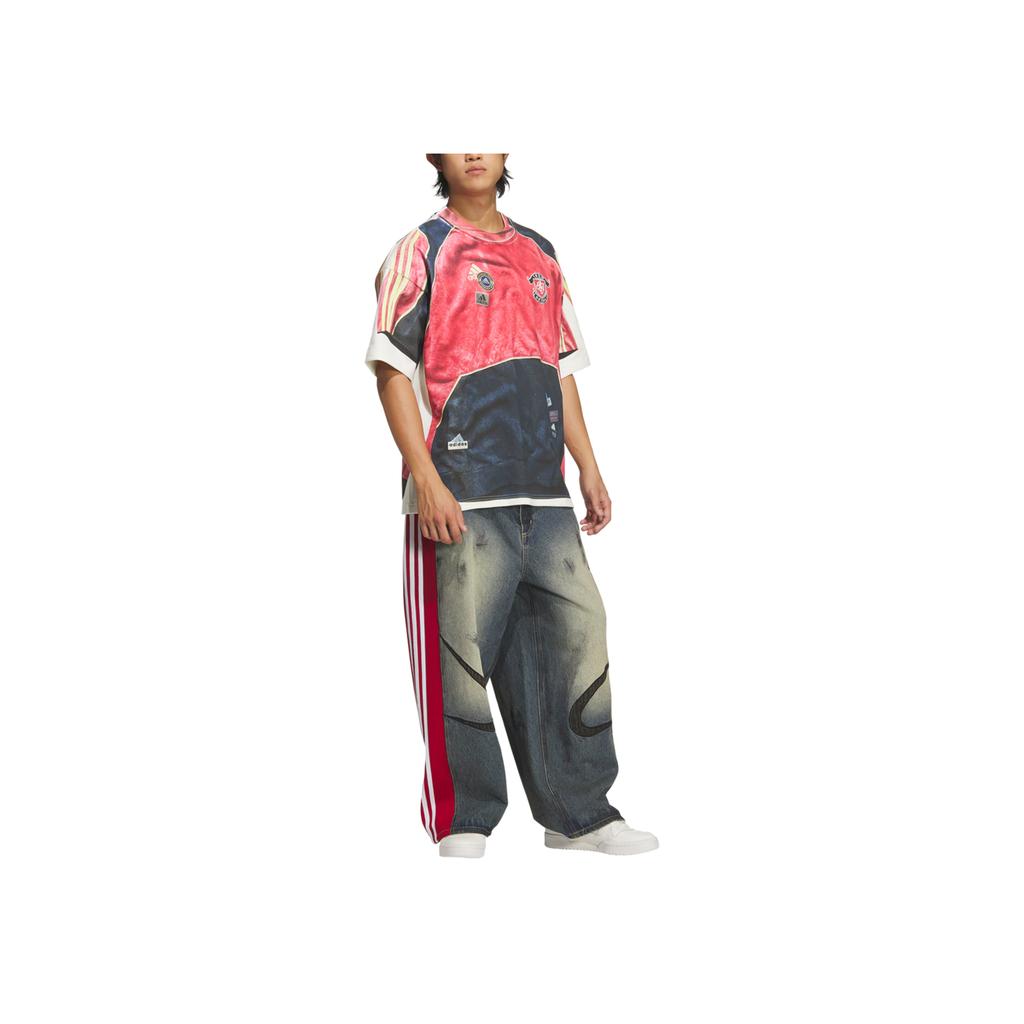 adidas Оригинальная FW25 SNBN GFX Футболка с графикой из 1 буквы, свободного кроя, с круглым вырезом и коротким рукавом, унисекс, IA4365
