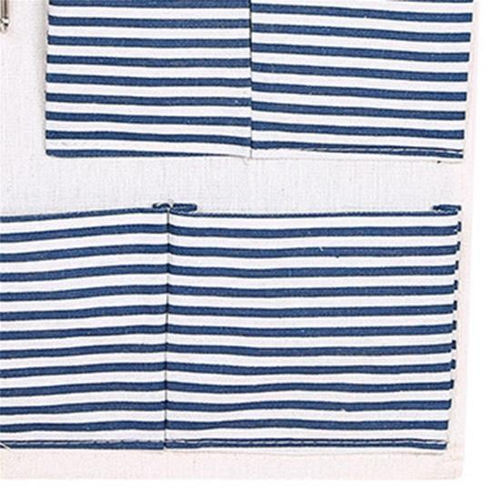 Сумка для хранения с 5 сетками, настенная подвеска, износостойкий хлопок, лен, экономия места, сильная загрузка, держатель для телефона, сумка для хранения для дома