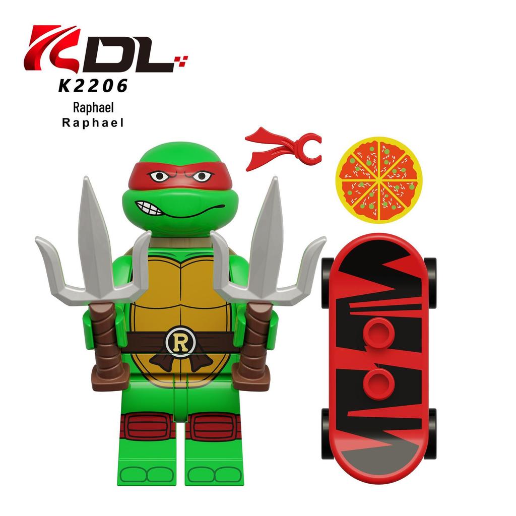 KDL831 KDL817 Teenage Mutant Ninja Turtles Minifigure Building Block Toy Set