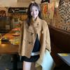 Warm Thick Wool Coat Winter Autumn Fashion Loose Tweed Jacket Casual Oversized Outerwear Popular Style