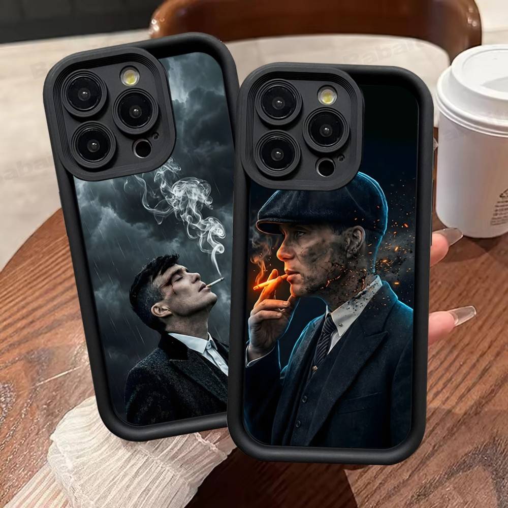 Чехол для телефона из фильма «Острые козырьки» P-Peaky-S Для iPhone 17 16 15 13 11 12 14 Pro Max Plus Силиконовая защитная крышка