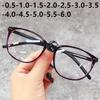 Очки для чтения с защитой от синего света, женские и мужские очки для ближнего зрения, очки для близорукости-1,0-1,5-2,0-2,5-3,0-3,5-4,0