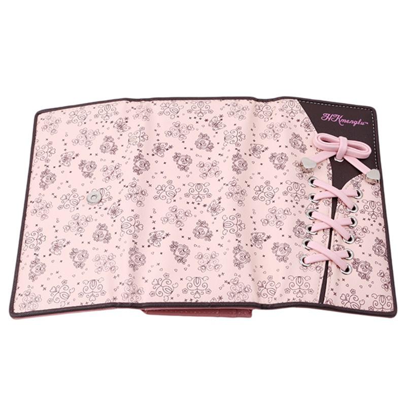 Women's Long Bow Wallet - Zippered Checkbook Style Coin Purse with Card Slots Elegant Checkbook Clutch for Daily Use