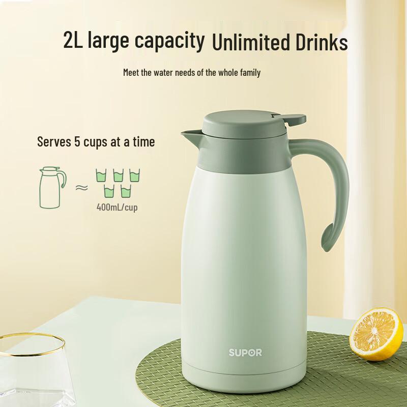 Supor 316L Stainless Steel Insulated Kettle