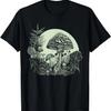 Cottagecore Moon Mushrooms Plants and Trees T-Shirt