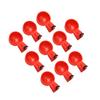 Poultry Water Cup Automatic Filling Adjustable Chicken Drinking Bowl for Ducks 10pcs