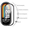 Xiaomi 10D пленка стекло для Xiaomi Mi Band 8 7 6 протектор экрана Miband 6 5 4 смарт-браслет полный защитный чехол ремешок браслет