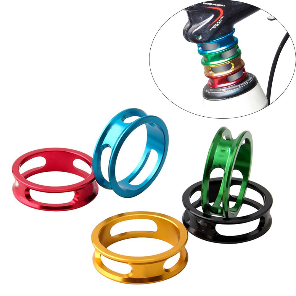 Accessories Bike Headset Ring 1-1/8'' Gasket Bicycle Headset Spacer Front Fork Washer Spacing Pad