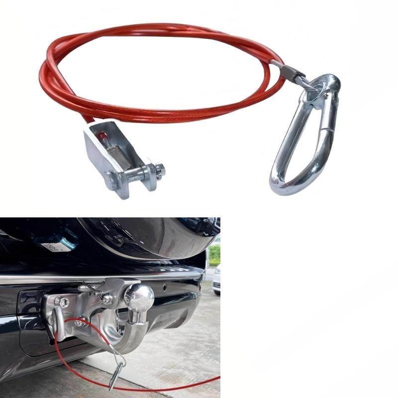 Stainless Steel Wire Rope Trailer Breakaway Rope Trailer Caravan Brake Away Breakaway Safety Cable Braked Hitch Accessories Part