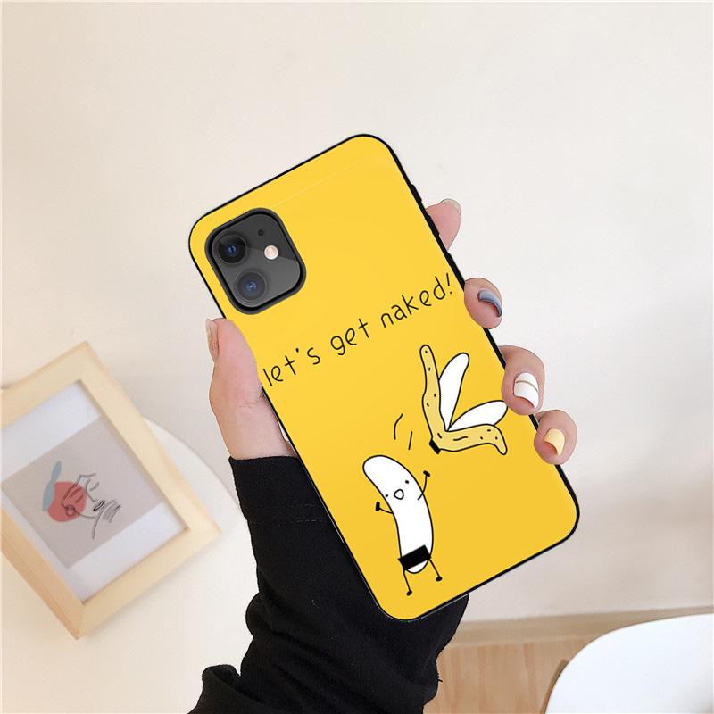 Мягкий чехол для телефона из ТПУ с милым желтым человечком-бананом и рисунком ананаса для iPhone 11 Xiaomi Samsung Huawei