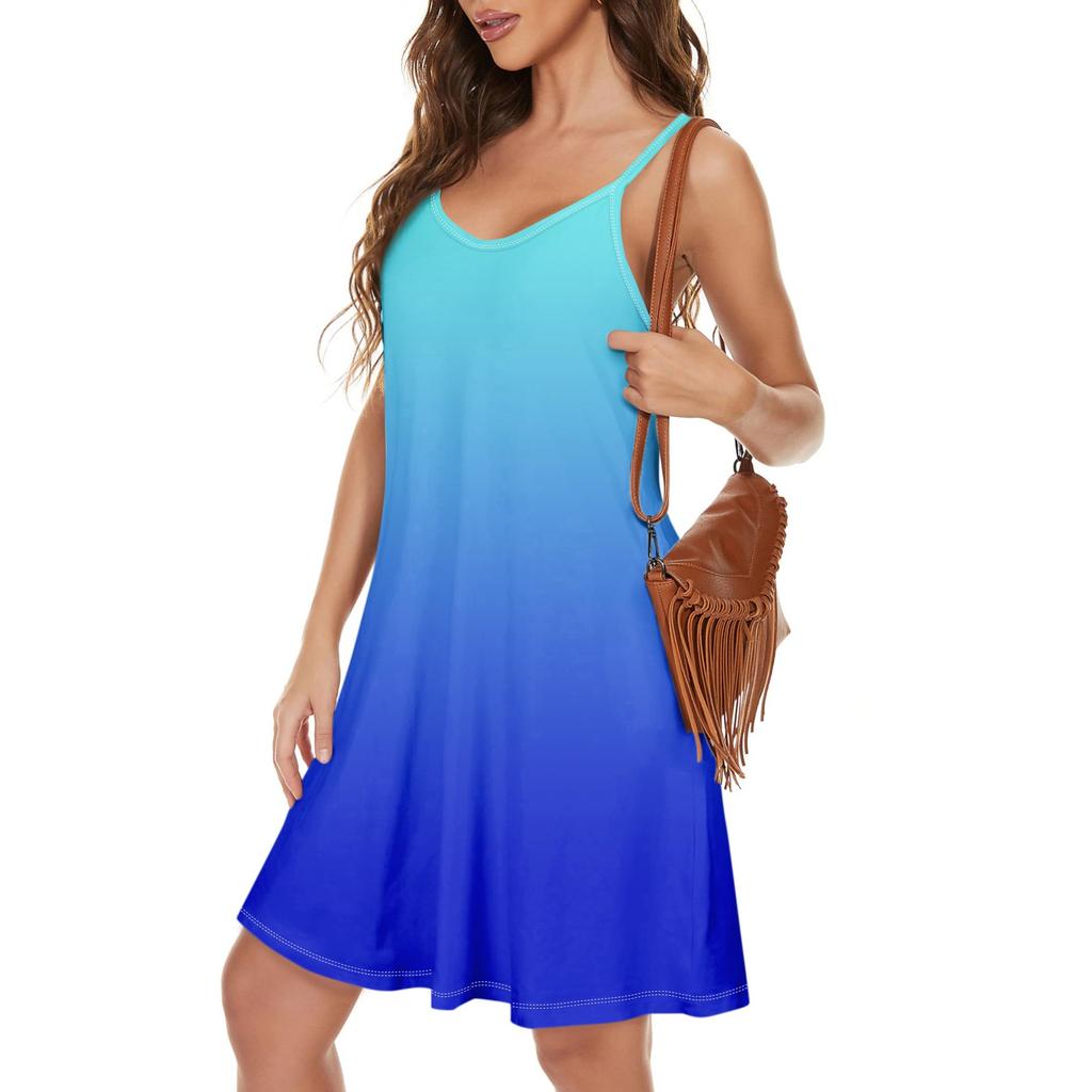 Женское облегающее платье, модное однотонное платье с круглым вырезом и карманом на бретельках