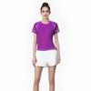 Women's Ice Silk Quick-Dry Summer T-Shirt - Moisture-Wicking, Round Neck, Short Sleeve - Ideal for Running or Fitness