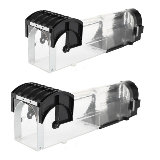 1/2 шт. многоразовая ловушка для мышей, клетка для крыс, ловушка для мышей, умная ловушка для мышей, автоматические ловушки для крыс, контроль домашних животных