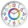 12-дюймовые бесшумные настенные часы для учебы, для детских комнат и спален, без сверления