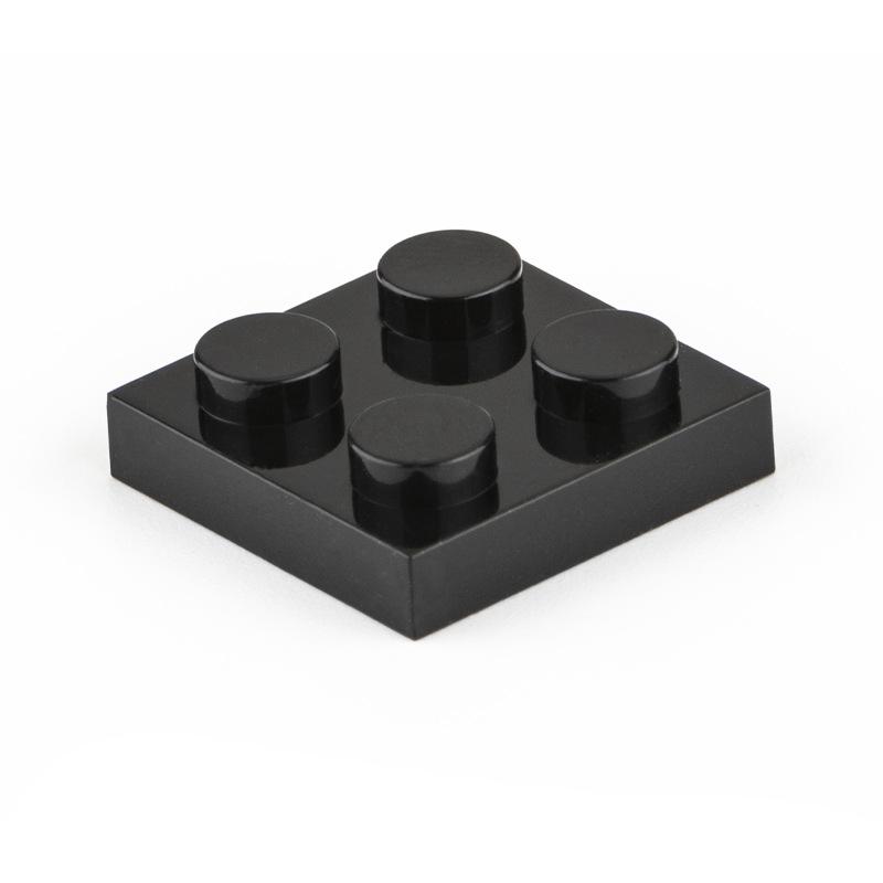Нетоксичные 80 шт./лот Строительные блоки Moc Пластины Тонкие Фигурки Кирпичики 2x2 Точки Образовательные Творческие Размер Совместим с 3022 Классическая Детская Игрушка