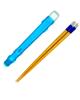 Ishida Lunch Fit Chopsticks and Case Made In Blue Set, 18cm, Japan,