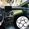 Декоративное кольцо для автомобильного кондиционера, подходит для Mercedes Benz AB CLA GLA Class W176 W246 C117 X156