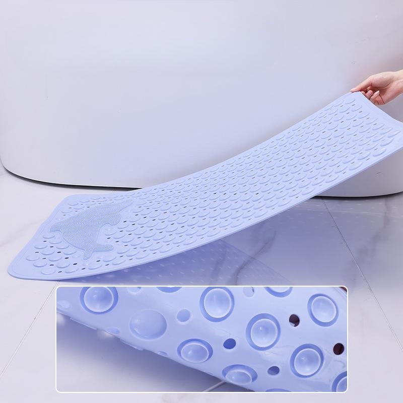 Коврик для ванной комнаты с противоскользящим покрытием Коврик для душа в ванной комнате Водонепроницаемый коврик для ног с защитой от падений Коврик для туалета с присоской