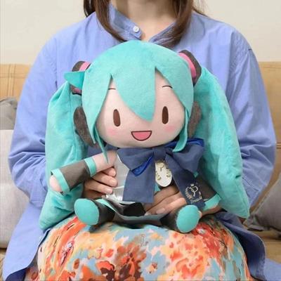 Японское аниме Hatsune Miku FUFU, плюшевая подушка, кавайная плюшевая кукла, игрушки для вечеринок, детский рождественский подарок, игрушка для девочек