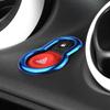 Decoration Warning Light Switch Button Cover for Smart 453 Fortwo Forfour Decorative Frame Center Console Accessories