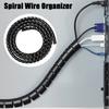 Spiral Cable Sleeve Cover Flexible Tube Line Organizer New Wrap Winding Cable