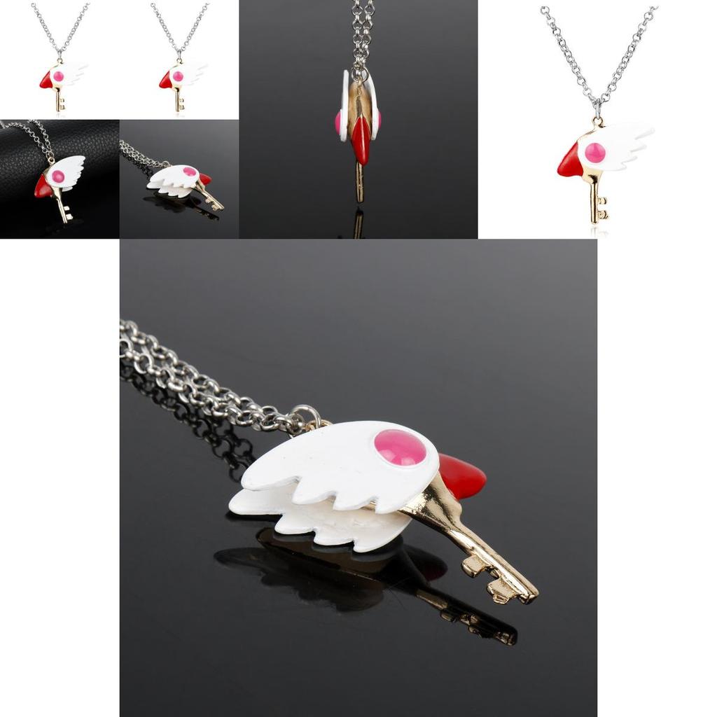Cardcaptor Sakura Adorable Necklace Alloy Electroplated Unisex For Wedding Gift
