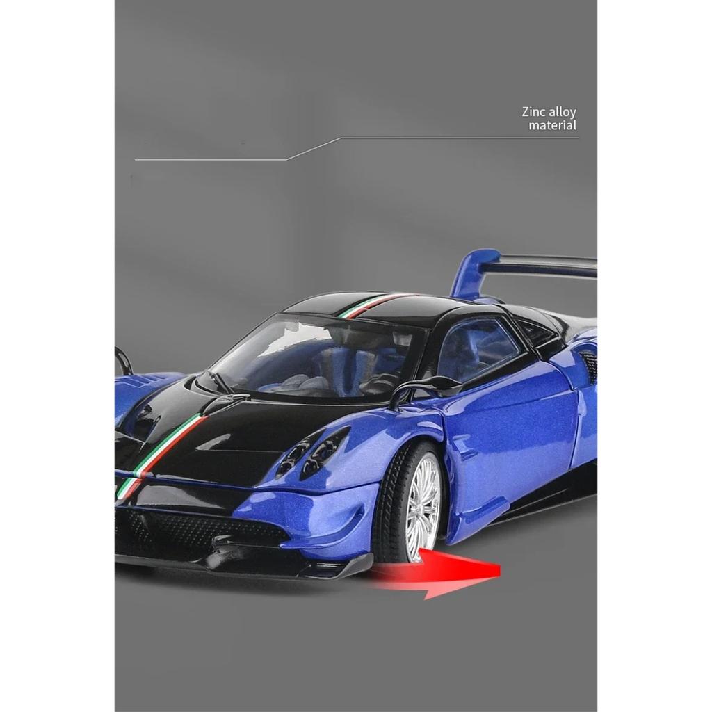 1/32 Pagani Huayra Supercar Alloy Model Car Toy Diecasts Metal Casting Sound and Light Car Toys for Children Vehicle